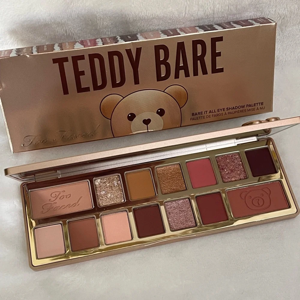 Too Faced Teddy Bare Wye Shadow Palette New in Box